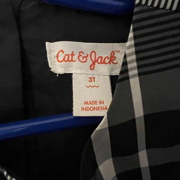 NWT Cat & Jack plaid dress for toddler, size 3T - Picture 4 of 5